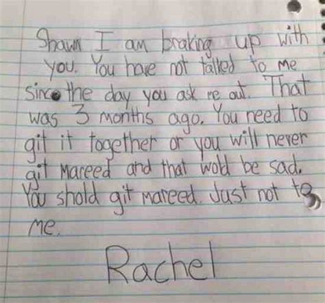 FUNNIEST KIDS BREAK UP NOTES